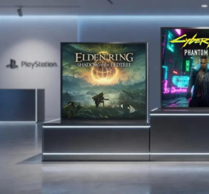 Podium z pięcioma najlepiej ocenianymi grami miesiąca